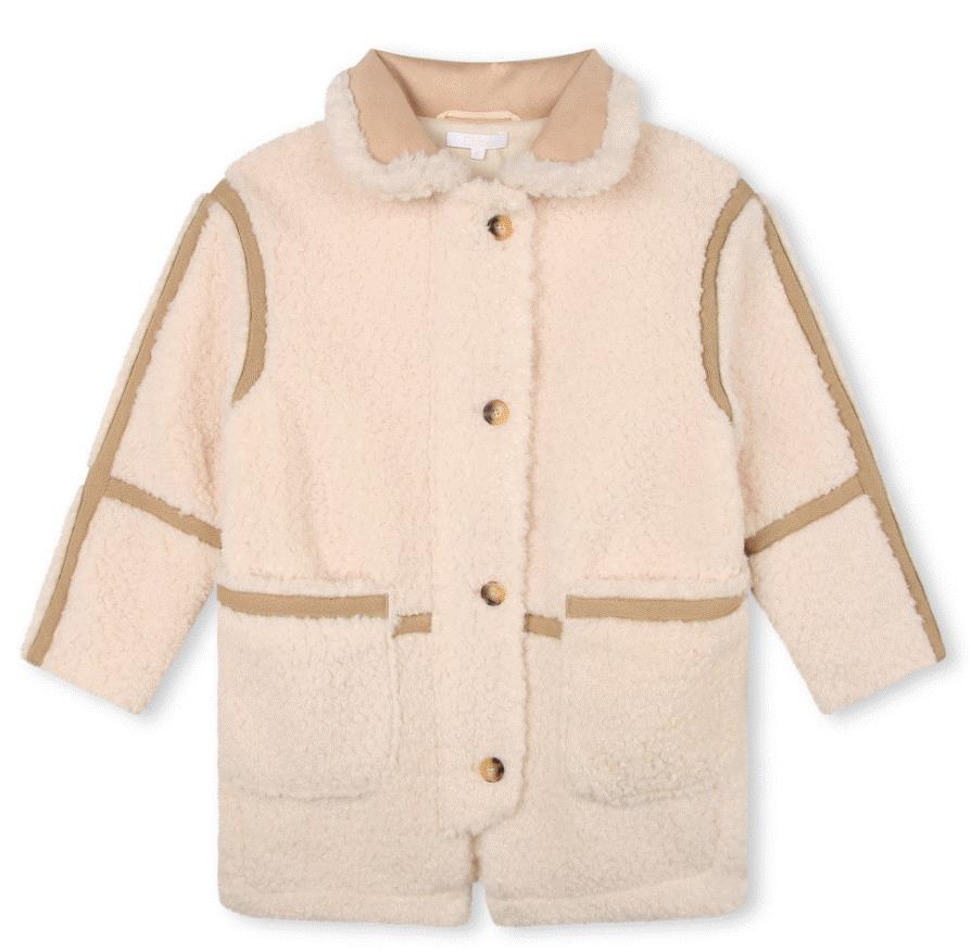 Chloe Sherpa Coat for Women & Girls (Sizes 6-14) - Cozy Winter Jacket for Outdoor Activities & Casual Wear