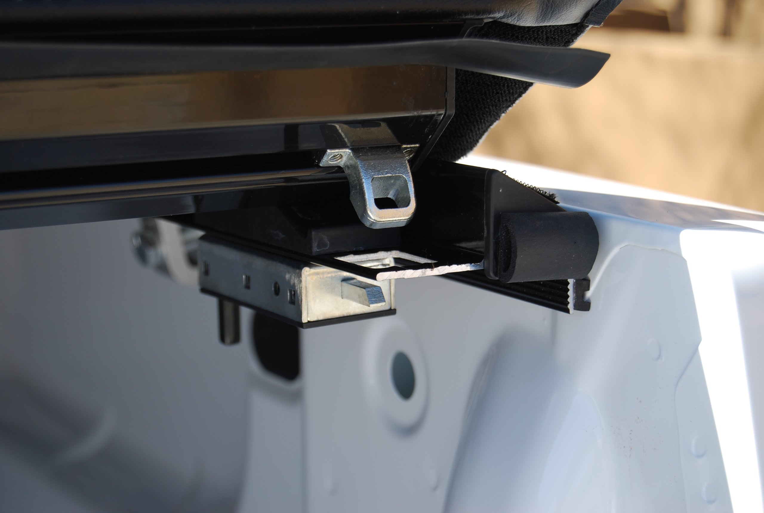 Tonno Pro Lo Roll Soft Roll-Up Truck Bed Tonneau Cover - LR-5005 | Fits 2007-2021 Toyota Tundra with Utility Track System | 6'7
