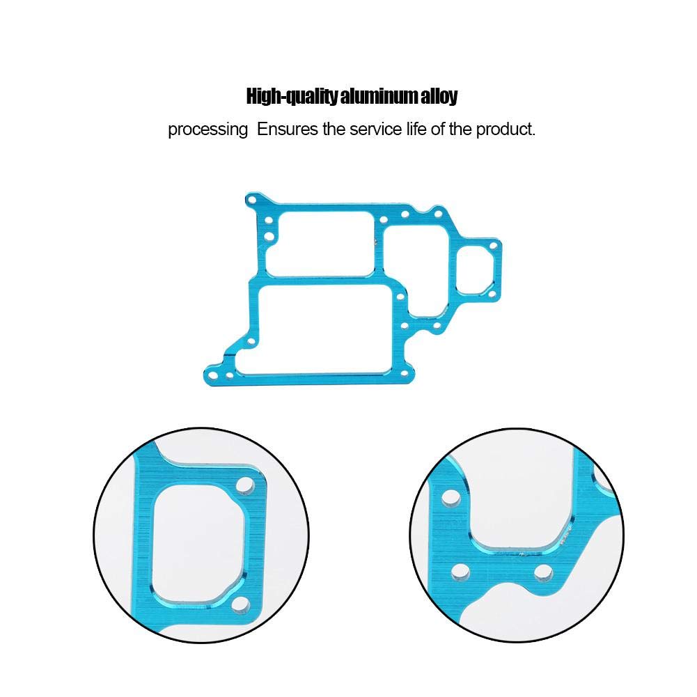 Tbest Aluminum Alloy RC Radio Tray for 1/10 Scale Model Racing Cars - Compatible with 94188 & 94108 - Upgraded Accessory & Replacement Part (Blue) | Perfect for RC Car Enthusiasts & Competitive Racing