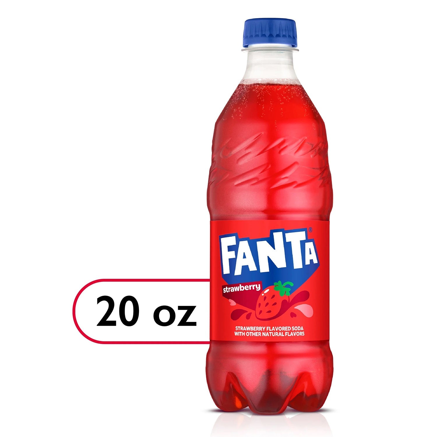 Fanta Strawberry Soda - 20oz Plastic Bottle | Refreshing Beverage for Parties, Picnics & Summer BBQs