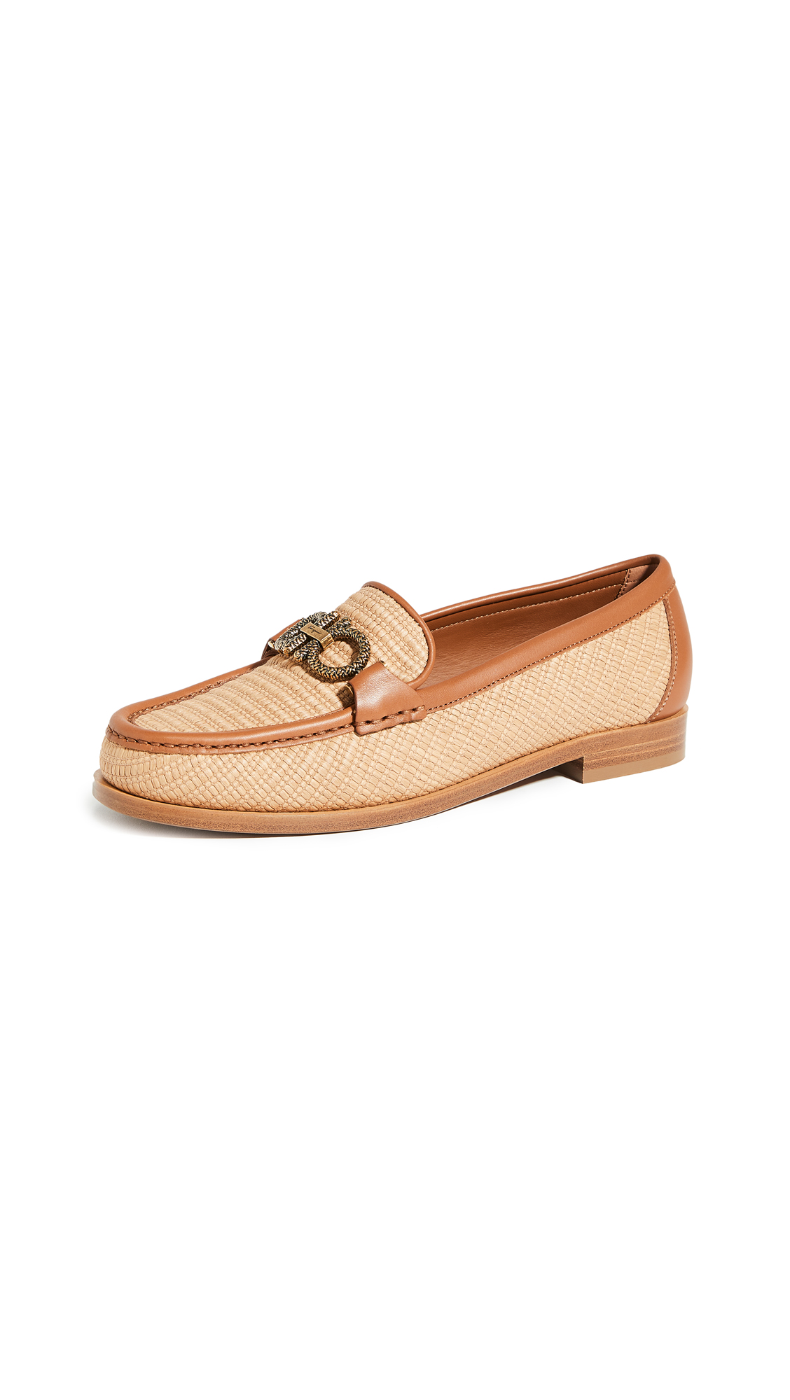 Salvatore Ferragamo Women's Rolo T Loafers - Comfortable & Stylish Leather Slip-On Shoes for Work, Office & Casual Wear