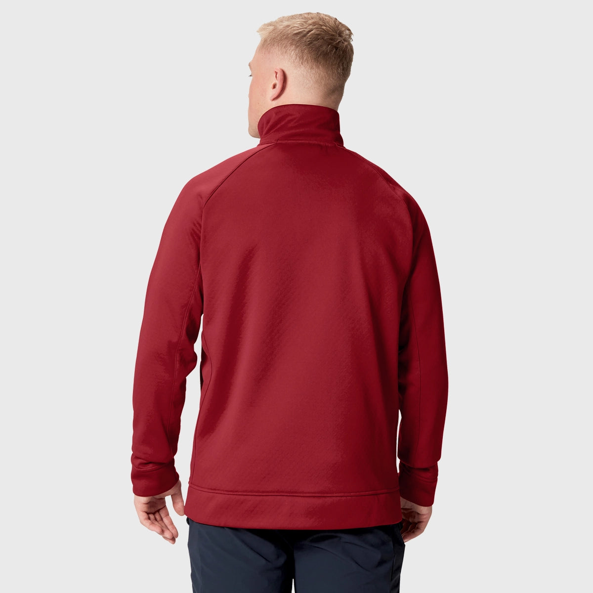 Canterbury British & Irish Lions Men's 1/4 Zip Fleece Jacket - Red Rugby Pullover for Training & Outdoor Activities