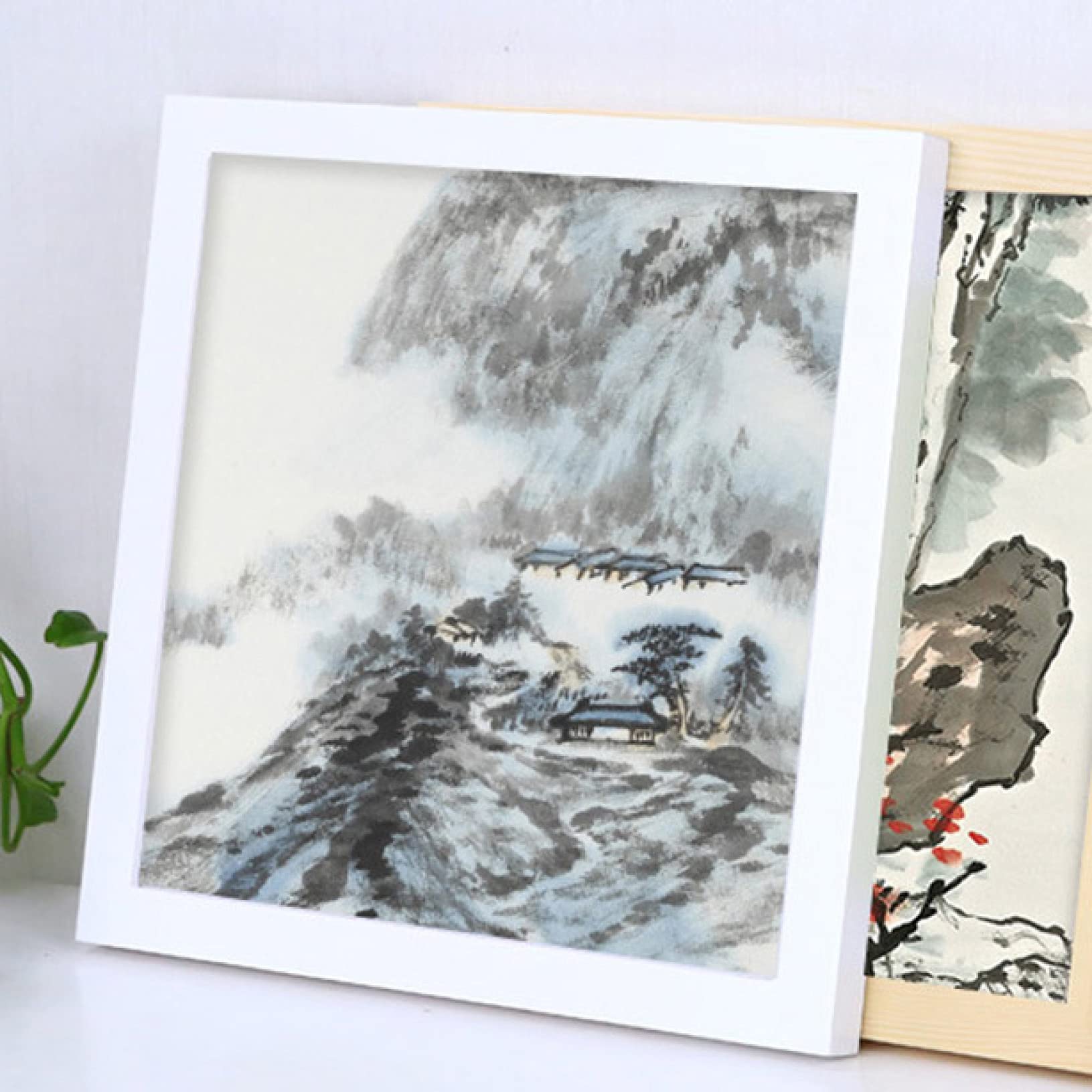 Premium Wooden Square Picture Frame with Plexiglass - Wall Photo Frame for Home & Office Decor - Perfect for Displaying Posters, Artwork, and Family Photos