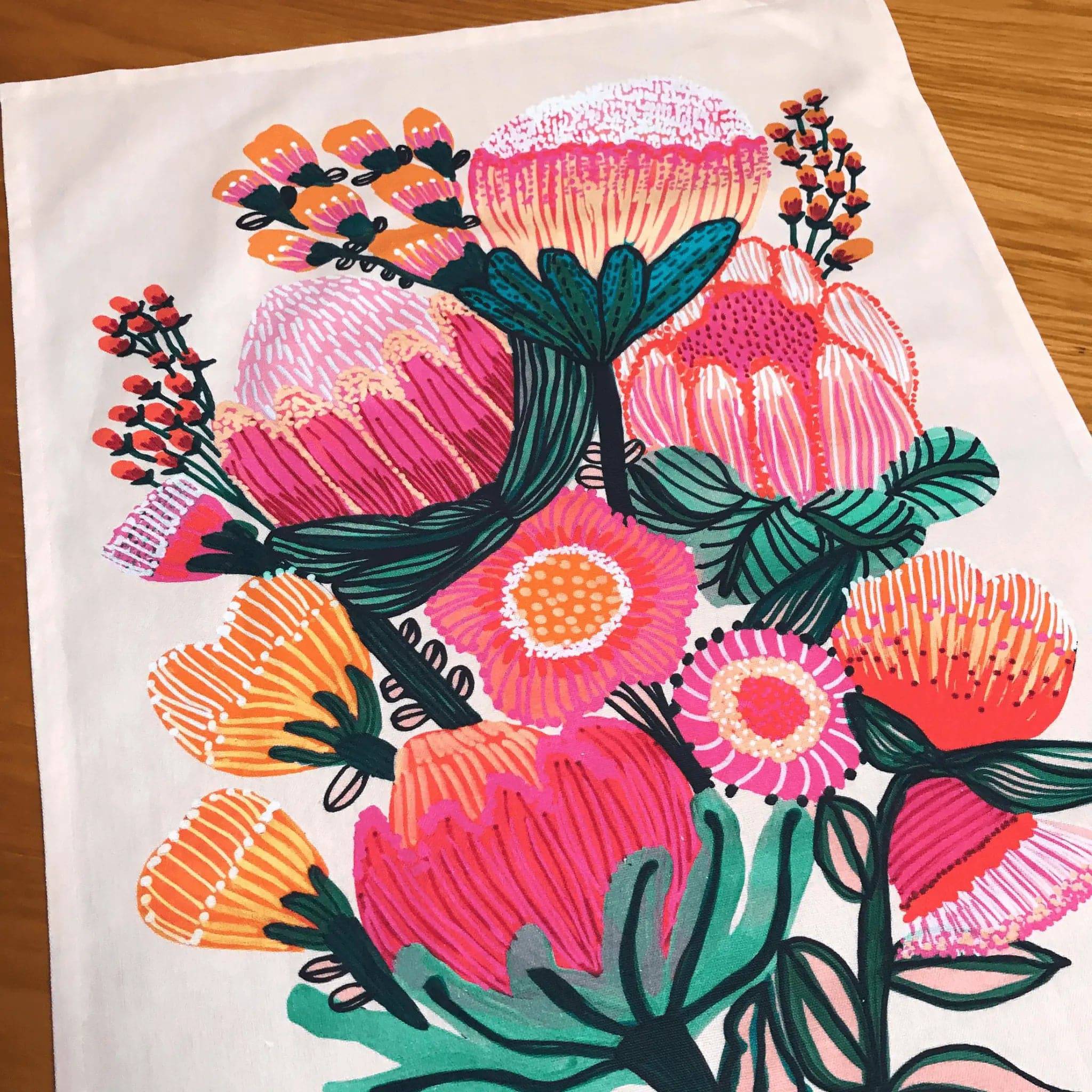 Oz Botanical Wall Art Gift Set - Floral Bouquet Canvas Print for Home Decor, Perfect for Living Room, Bedroom & Office