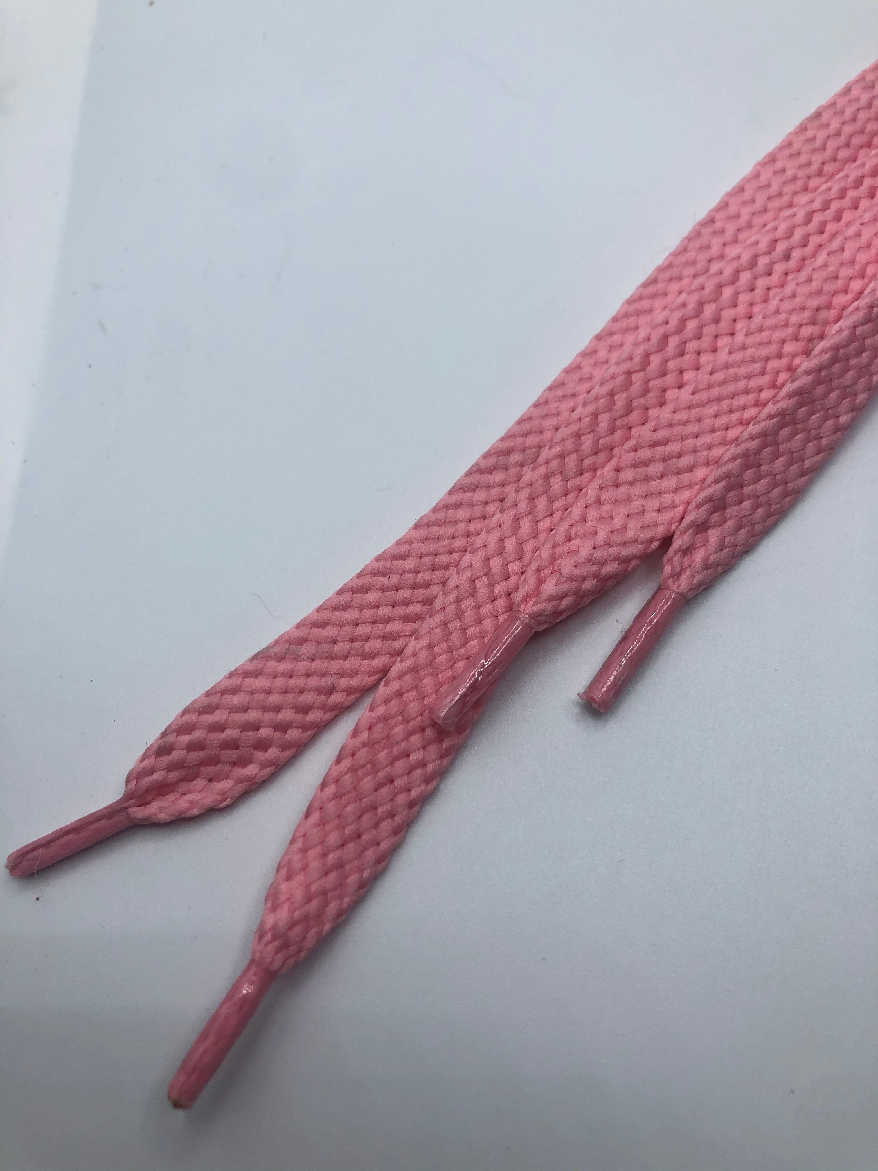 Flat Solid Shoelaces for Sneakers - 3 Pairs Pink No Tie Shoelaces for Adults & Kids - Durable Non-Slip Shoelaces for Running, Walking, and Everyday Wear
