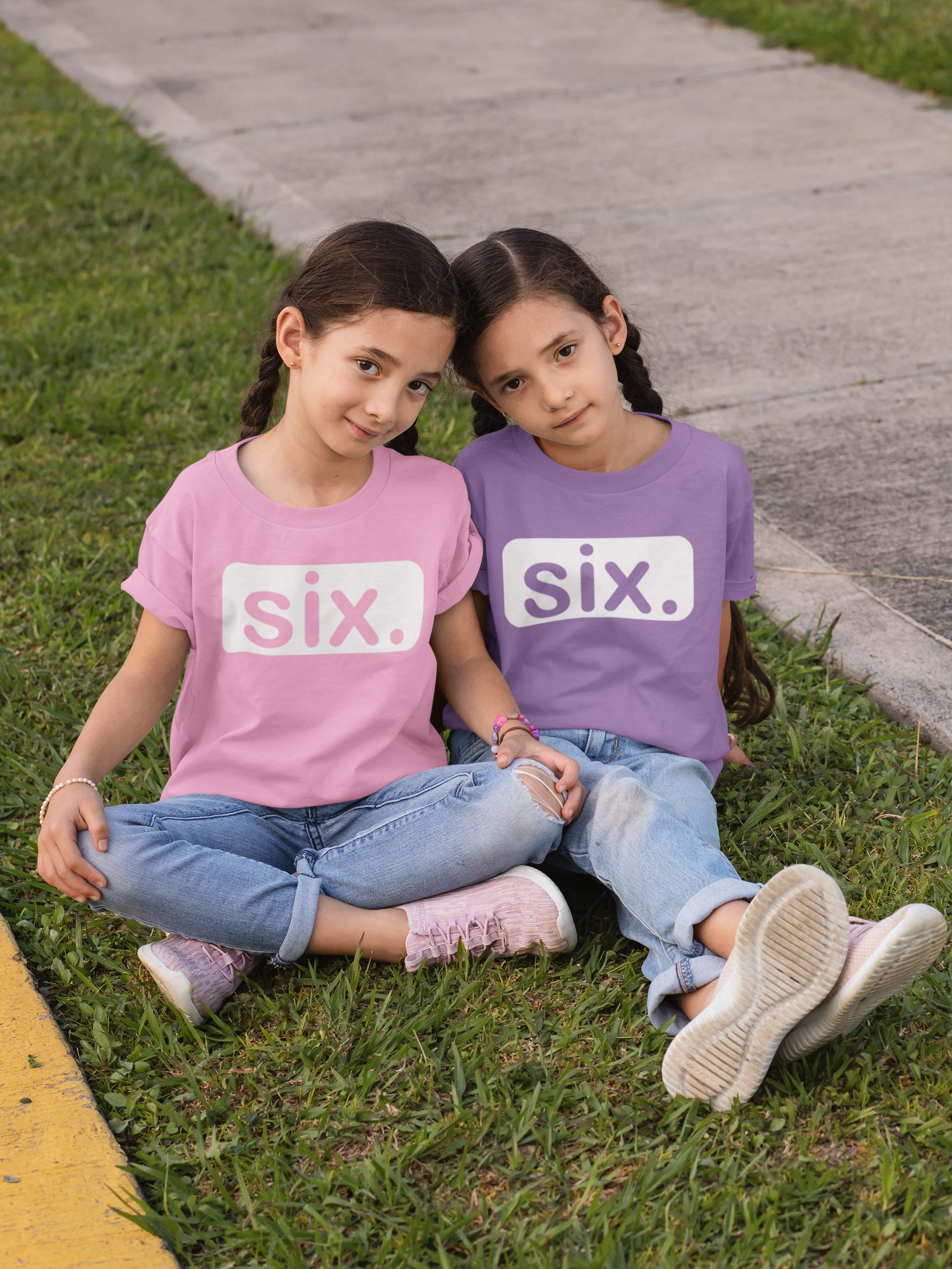 Happy 6th Birthday Outfit for Girls - Cute Toddler 6th Birthday Shirt - Perfect Gift for 6 Year Old Girls - Ideal for Birthday Parties, Photo Shoots & Special Celebrations