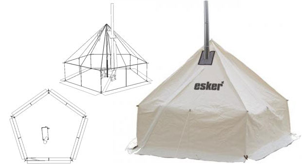 Premium Arctic Fox Tent - Lightweight, Waterproof & Windproof Camping Tent for Outdoor Adventures - Perfect for Hiking, Backpacking & Family Camping Trips