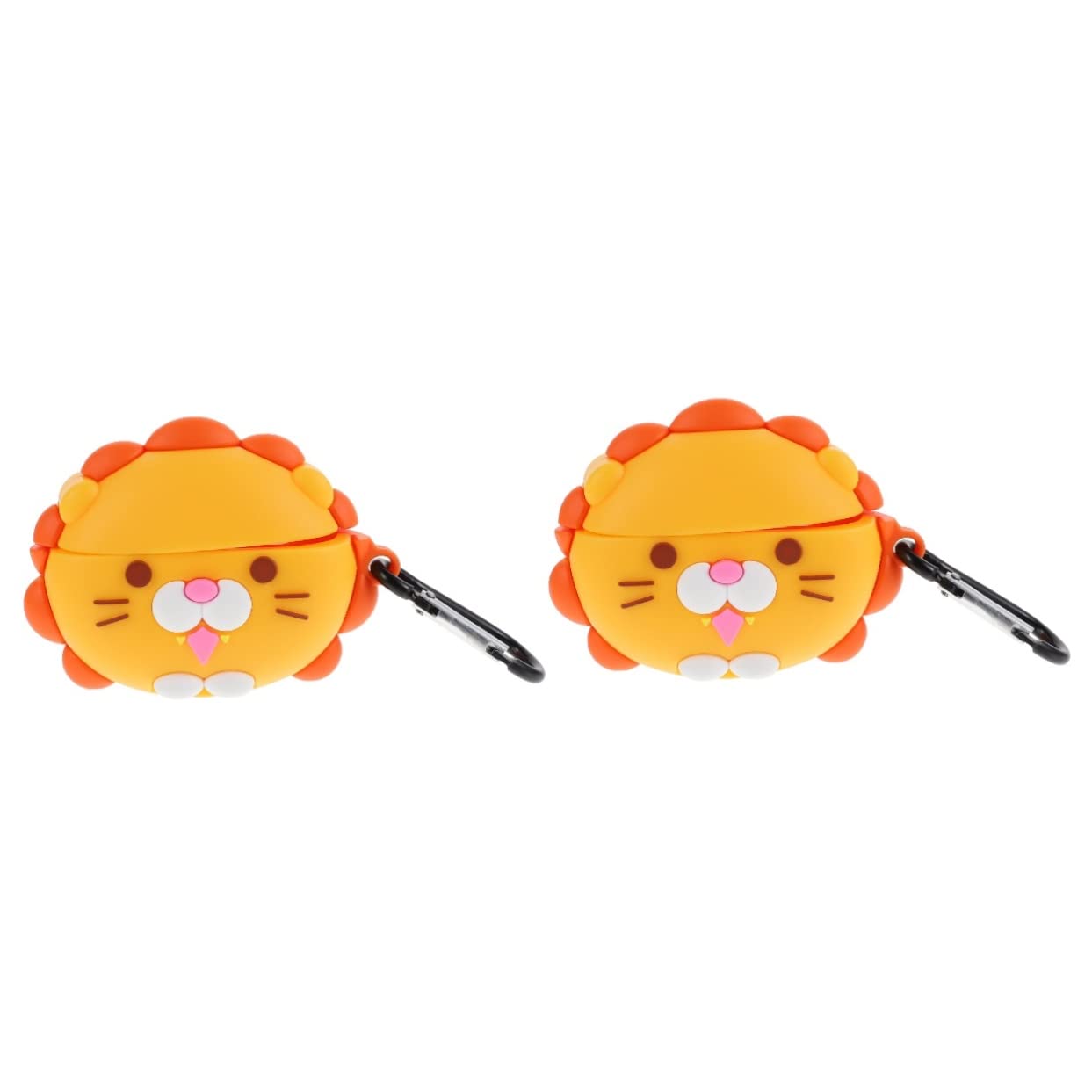 Mikikit 2-Pack Cute Headphone Case - Reliable Protector Storage Box for Earphones & Accessories - Perfect for Travel, Gym, and Daily Use