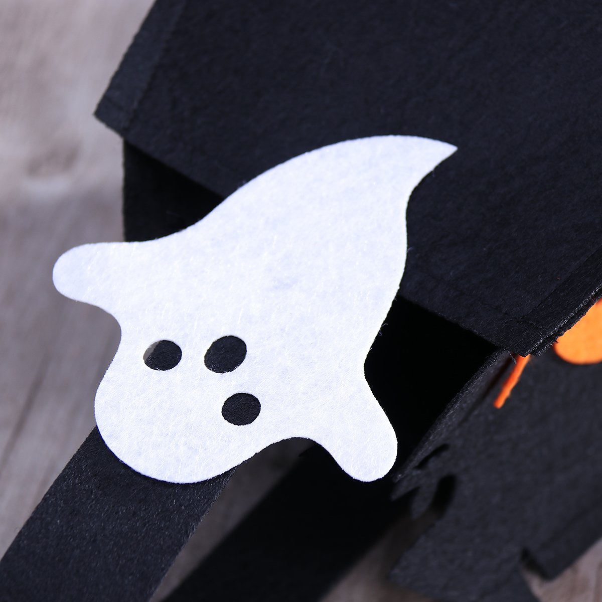 Halloween Party Favor Bags - 50 Pack Non-Woven Candy Treat Bags for Kids, Halloween Decorations & Goodie Bags for Trick or Treat, School Parties & Classroom Events