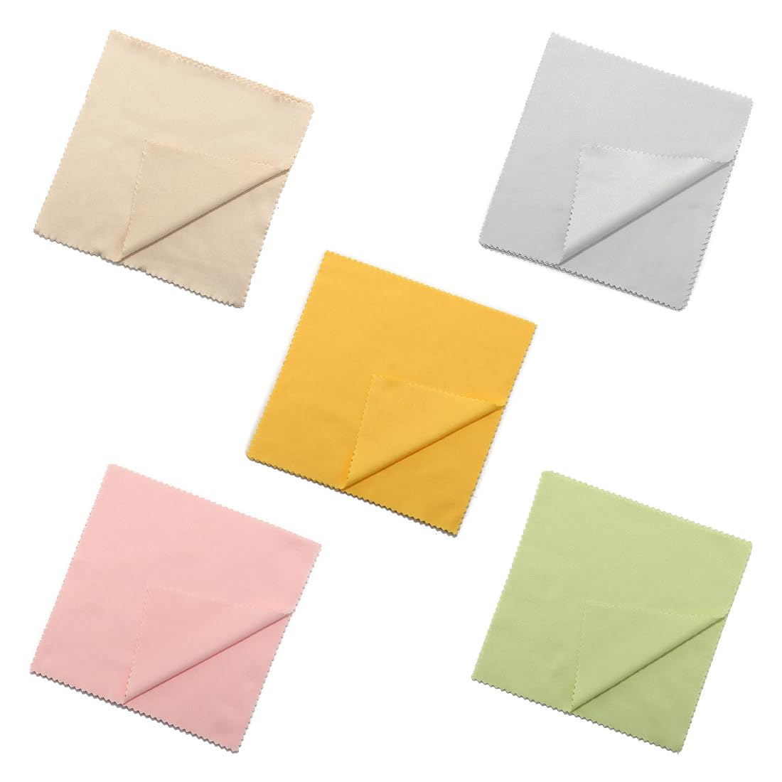 Premium Microfiber Cleaning Cloths for Glasses, Phones, Laptops, Tablets & Camera Lenses - Ultra Soft, Lint-Free, Scratch-Resistant (5 Color Pack) - Perfect for Home, Office, Travel & Electronics Care