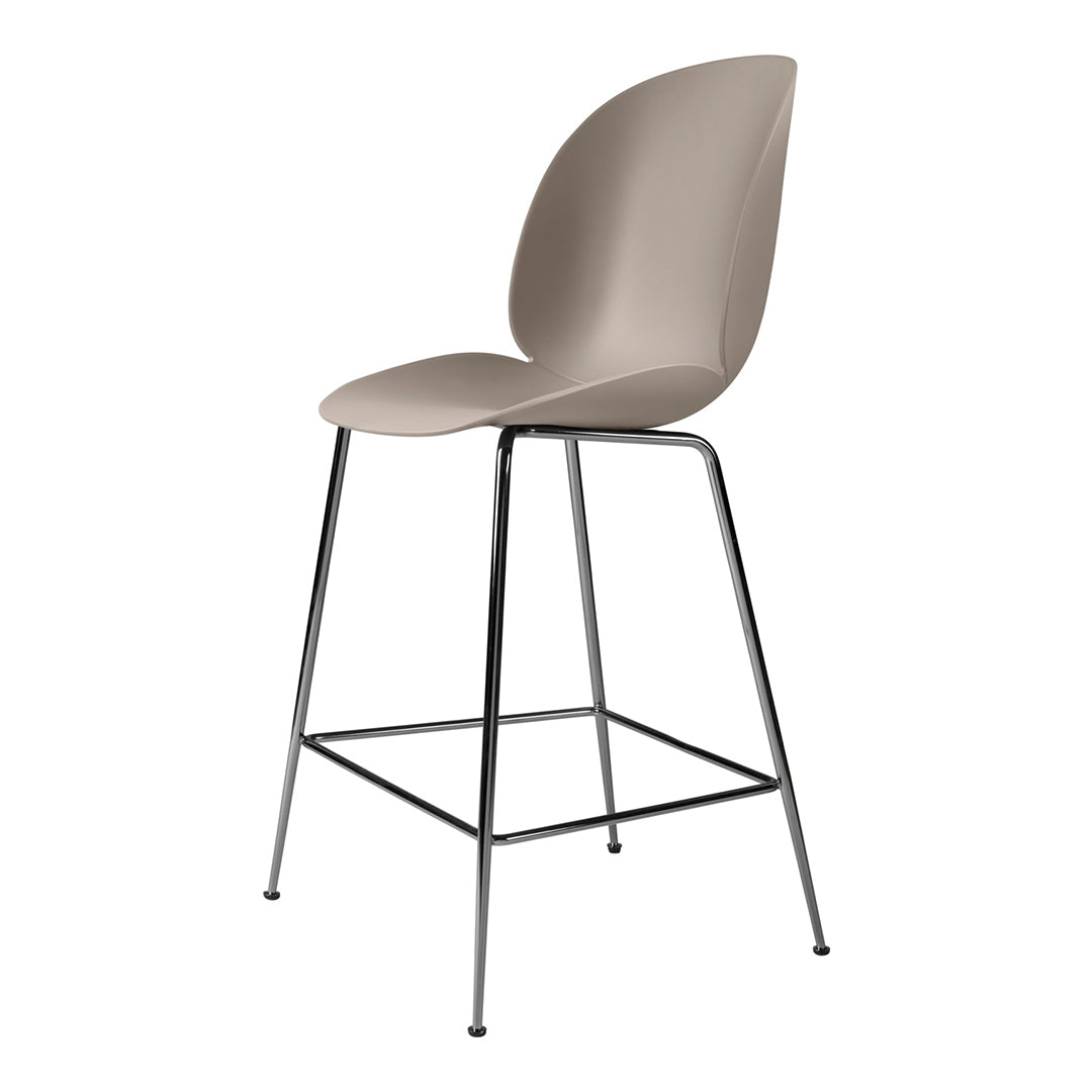 Modern Beetle Counter Stool - Adjustable Height Bar Stool for Kitchen Island, Breakfast Bar & Home Decor - Ergonomic Design for Comfortable Seating