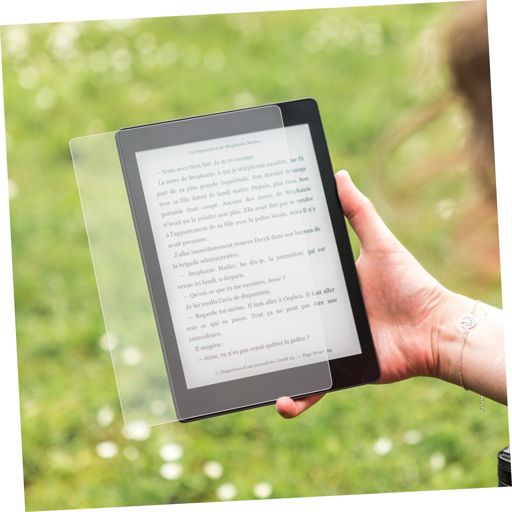 FELTECHELECTR 5-Pack PET Screen Protector for Ebook Readers - Anti-Scratch, Bubble-Free, HD Clear Screen Cover - Perfect for Kindle, Nook, Kobo & More E-Readers