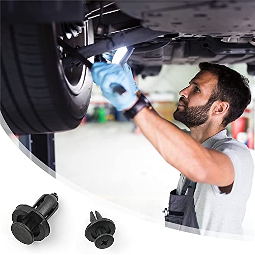 VALINK Universal Bumper Retainer Clips - 120pcs Car Fastener Clips Kit for Bumper, Door Panel & Dashboard Repair | Durable Auto Body Push Pins & Expansion Screws | Perfect for DIY Car Maintenance & Furniture Assembly