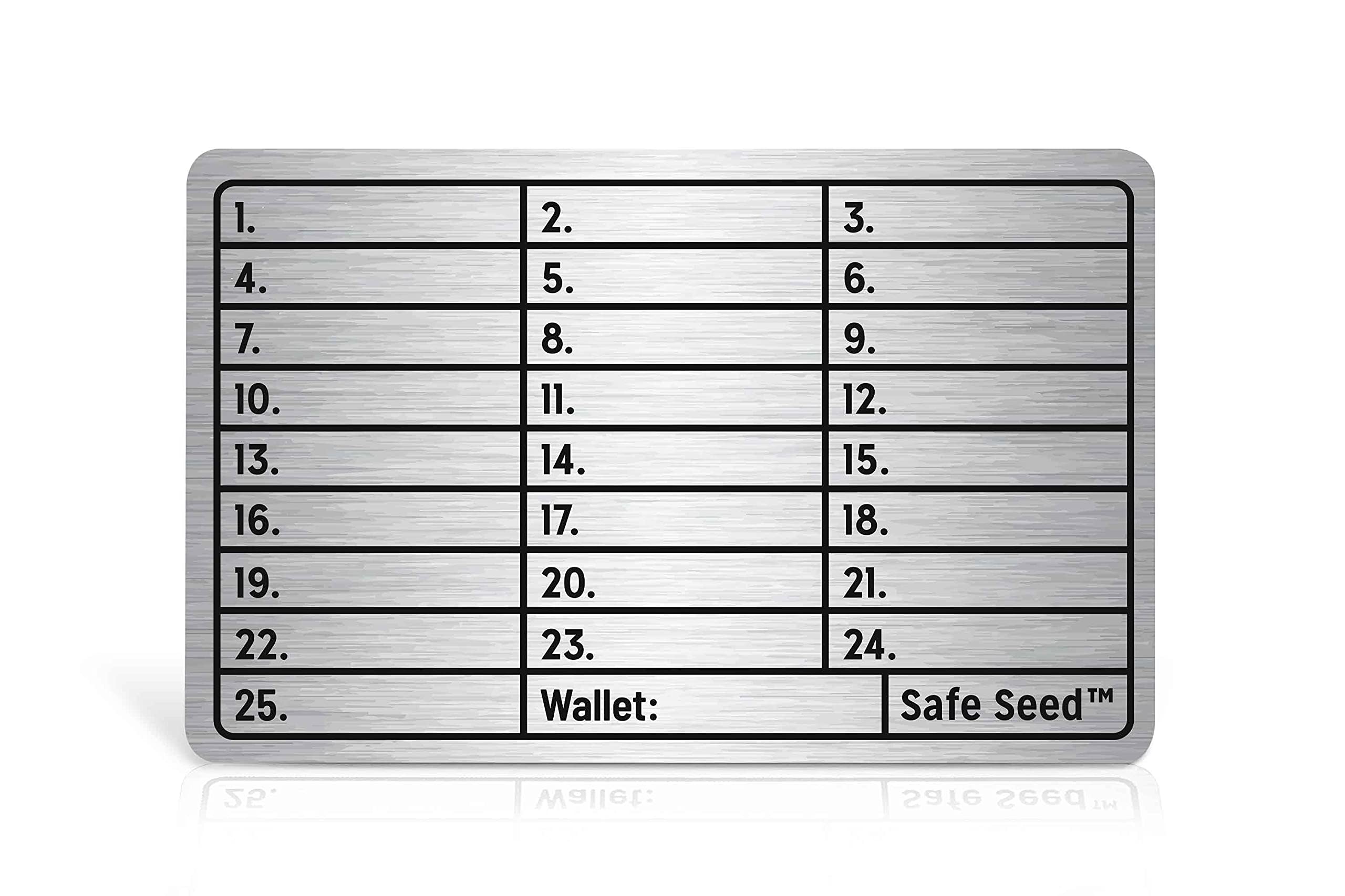 Titanium Copper Stainless Steel Seed Stamp Plates with Electric Hand Engraver - Secure Crypto Cold Storage for Bitcoin & Ethereum (12-25 Word Recovery Passphrase) - Perfect for Cryptocurrency Backup & Offline Wallet Protection