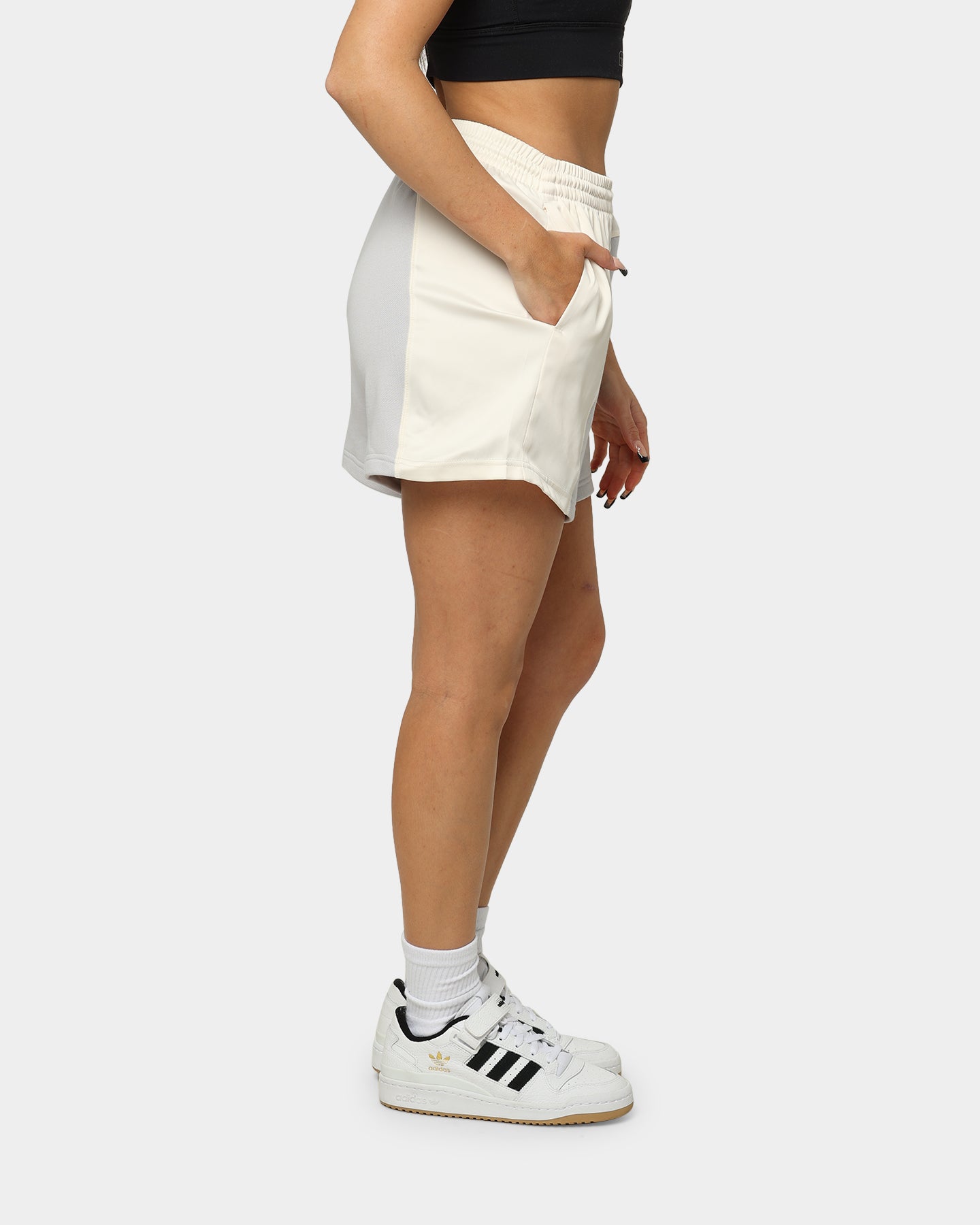 Adidas Women's Adicolor Split Trefoil Athletic Shorts - Wonder Mauve | Running, Gym & Casual Wear