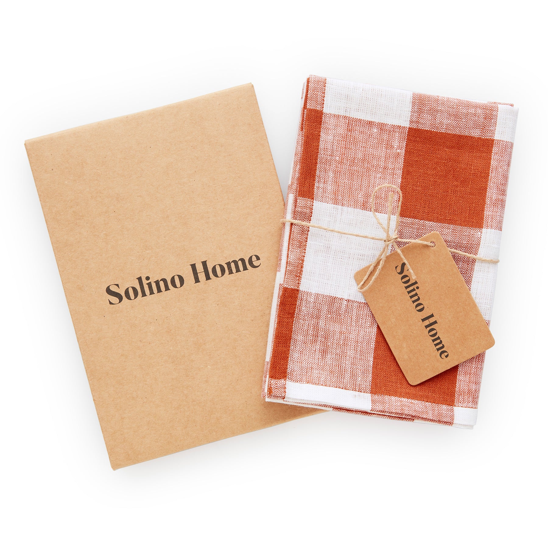 Buffalo Check Cotton Kitchen Towels Set of 2 - Absorbent & Durable Dish Cloths for Drying Dishes, Cleaning Countertops & Kitchen Decor - Red & Black Plaid Design