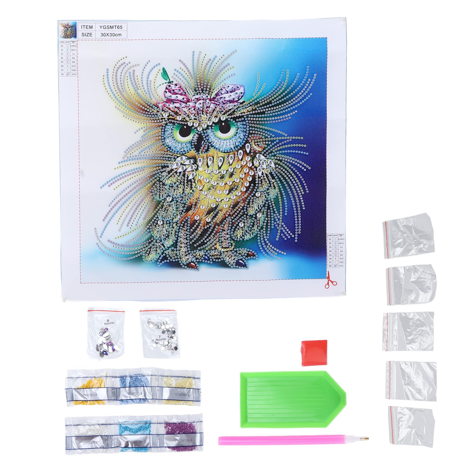 Shanrya Rhinestone Painting Kit - DIY Diamond Art for Home Decor, Wall Art for Living Room & Bedroom - Perfect Gift for Relaxation & Stress Relief