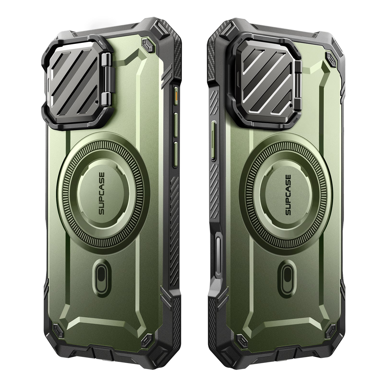 iPhone 16 Pro Case 6.3 Inch - Unicorn Beetle MAG XT MagSafe Compatible Protective Cover, Shockproof & Scratch Resistant, Dark Green - Perfect for Daily Use, Travel & Outdoor Activities