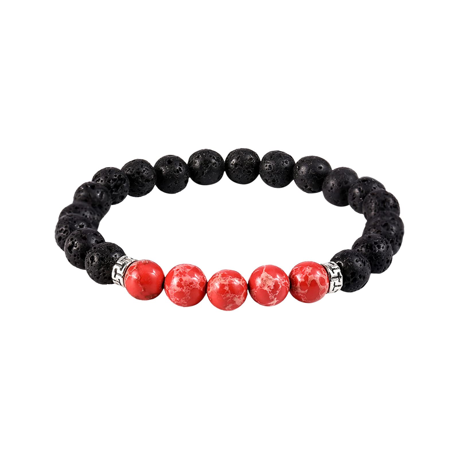 YIISU Anti-Swelling Slimming Anklet for Men & Women - Black Chakra Energy Protection Bracelet with Healing Beads | Reduce Swelling, Improve Circulation | Perfect for Yoga, Meditation & Everyday Wear