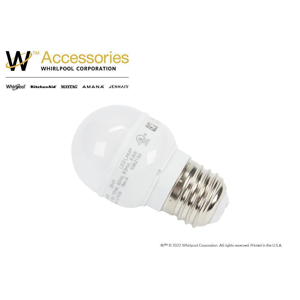 Amana 4396822 LED Appliance Light Bulb - Perfect for Refrigerators, Ovens, Microwaves & More