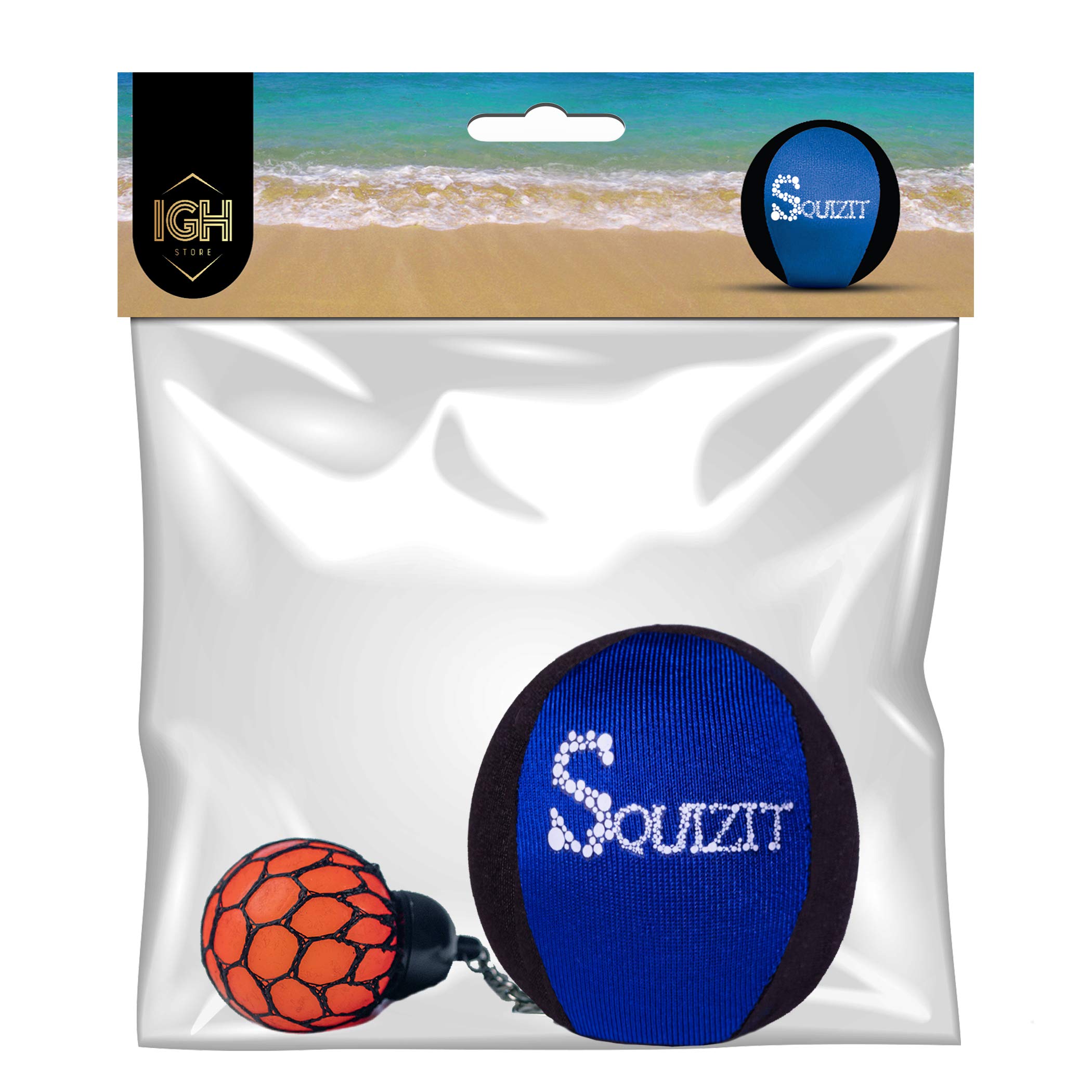 SQUIZIT Ultra Soft Stress Relief Balls for Adults & Kids - 5 Pack Squishy Stress Balls for Anxiety, ADHD, Office & Classroom - Therapeutic Sensory Fidget Toys for Stress Relief & Focus Enhancement