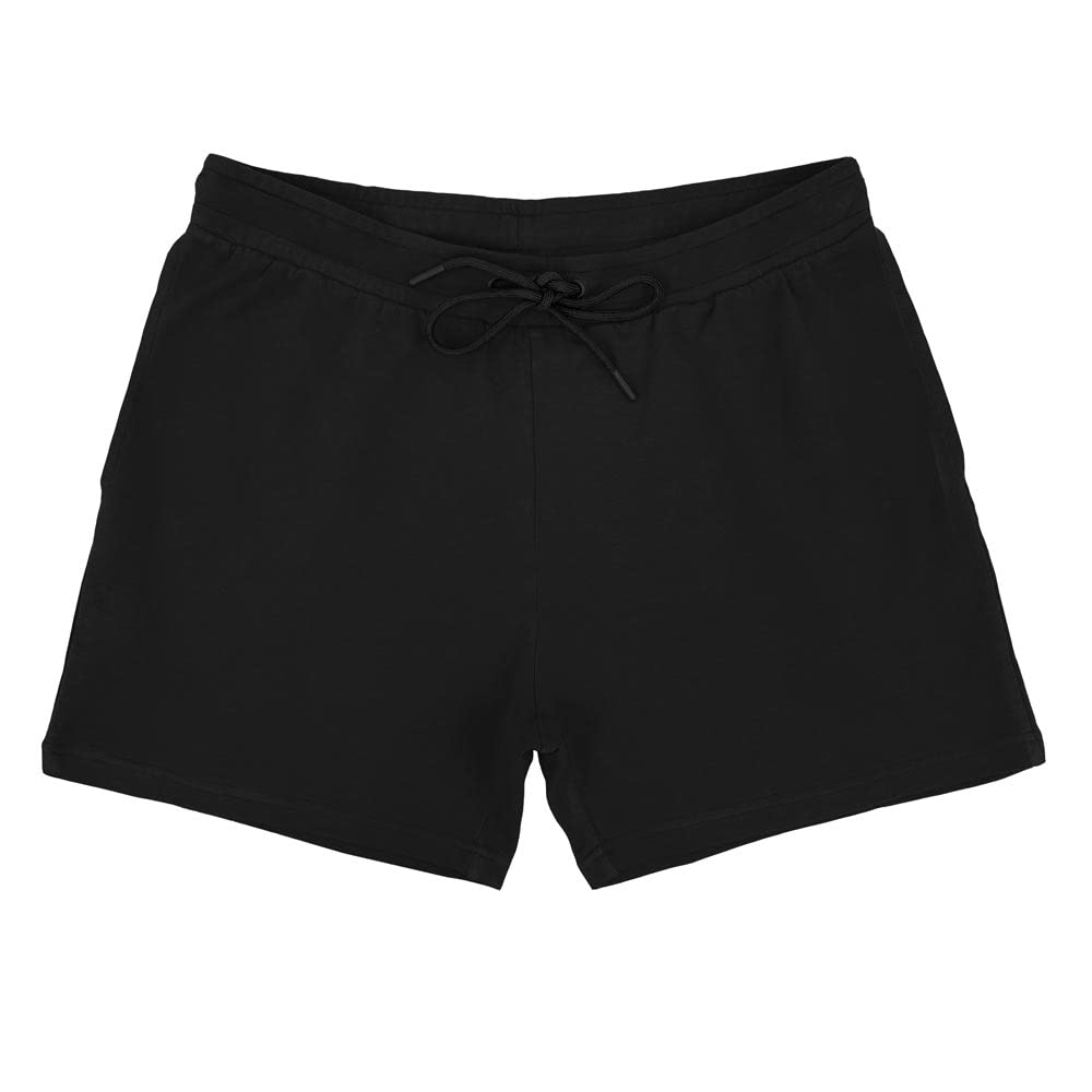 Lehmanlin Men's 5 Inch Running Shorts with Pockets - Breathable Cotton Workout Shorts for Gym, Bodybuilding & Outdoor Sports
