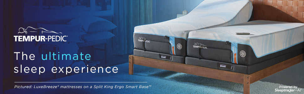 TEMPUR Ergo® Smart Adjustable Bed Base - Premium Ergonomic Support for Better Sleep - Perfect for Home, Office & Guest Room Use