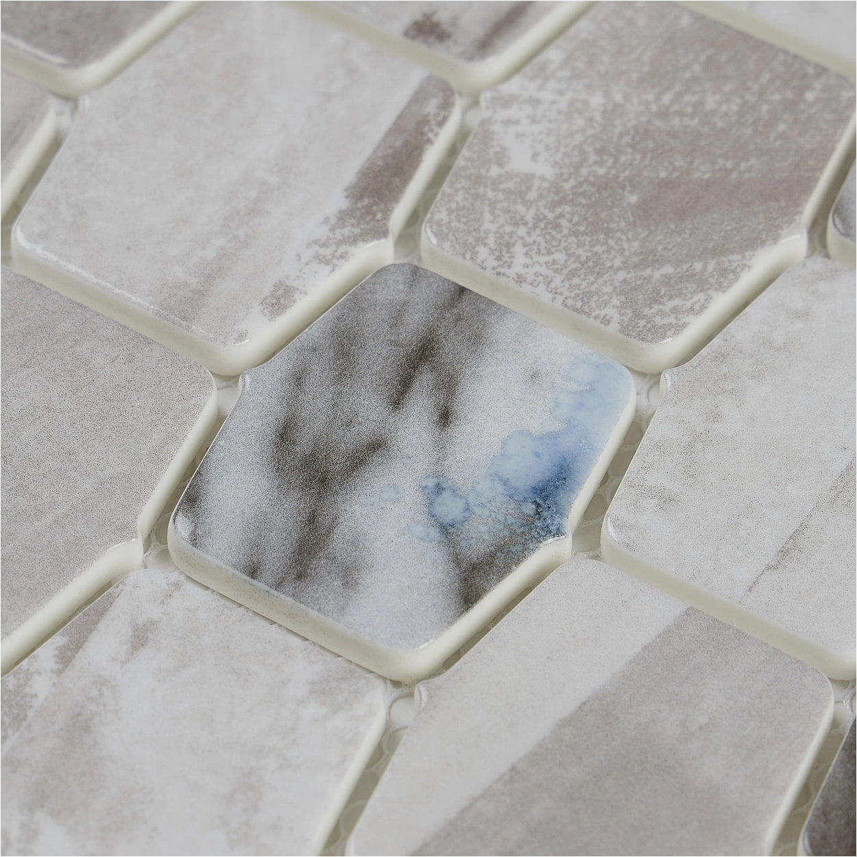 Seascape Glass Lantern Mosaic Tiles - Coastal Inspired Elegance for Home Decor, Bathroom & Kitchen Backsplash - Perfect for Beach House, Coastal Theme Decorations
