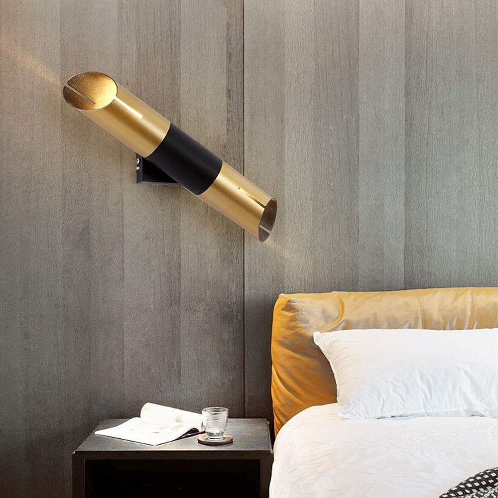 Modern Wall Lamp - Up Down Iron Art Sconce with Spotlight for Living Room, Bedroom, Hallway & Bathroom | Indoor Decorative Wall Lighting for Home & Office Spaces
