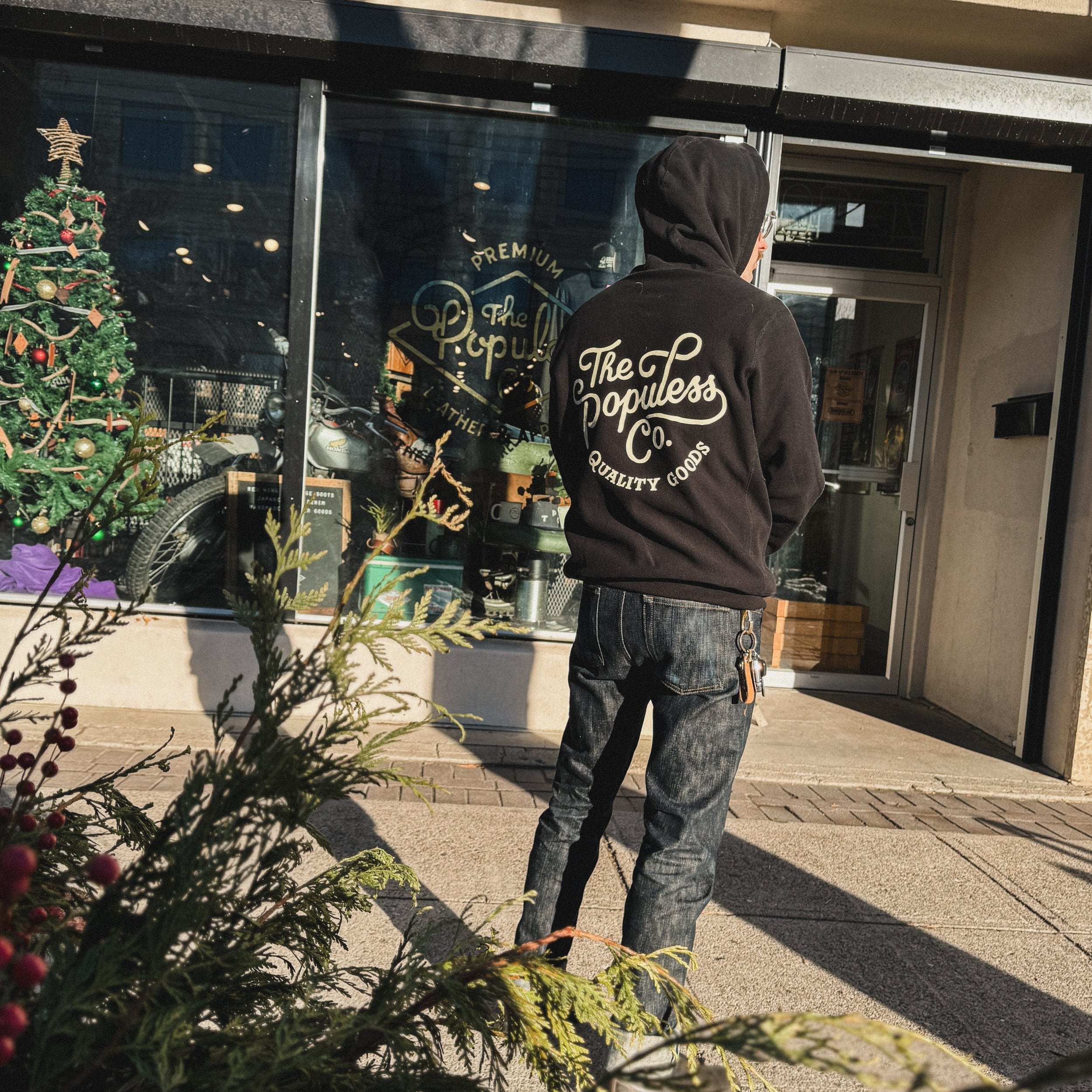 Script Hoody - Black Pullover Hoodie for Men & Women | Cozy Casual Wear for Street Style, Gym & Everyday Comfort