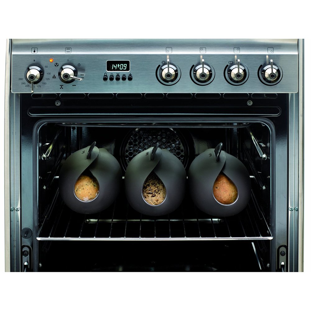 Lekue Silicone Bread Maker - Non-Stick Dough Baking Pan with Lid - Perfect for Homemade Bread, Pastries & Pizza Dough - Model # (Brown) | Ideal for Kitchen, Baking Enthusiasts & Gift Giving