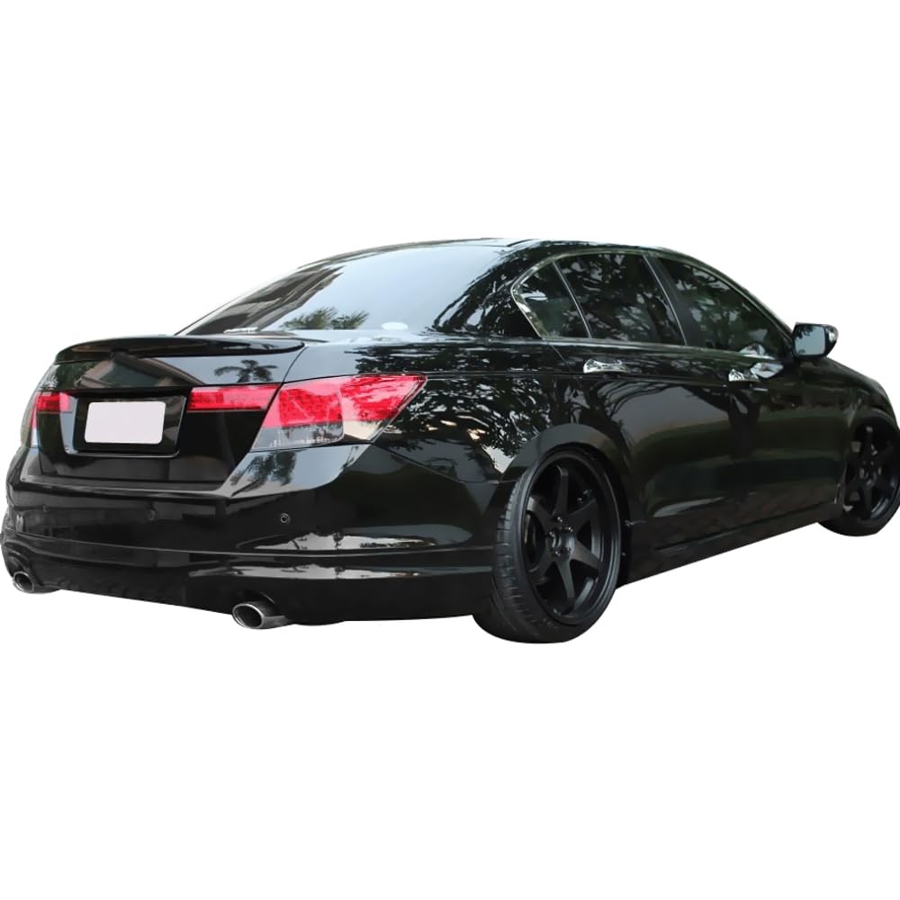 2008-2012 Honda Accord Rear Spoiler Wing - OEM Style ABS Plastic Trunk Lip Spoiler for Enhanced Aerodynamics & Sporty Look - Perfect for Car Enthusiasts & Street Racing