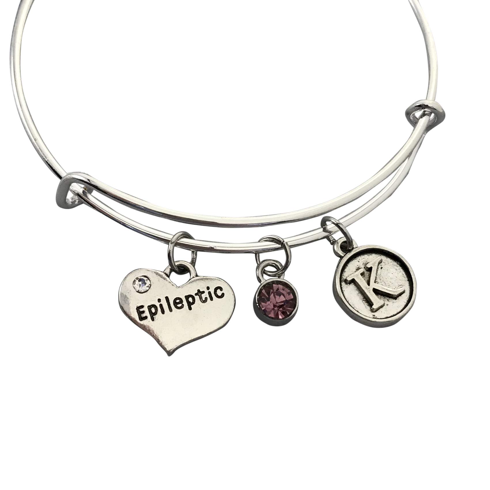 Epilepsy Awareness Medical Alert Bracelet - Personalized Engraved Jewelry for Women - Gift for Her - Ideal for Daily Wear & Emergency Situations