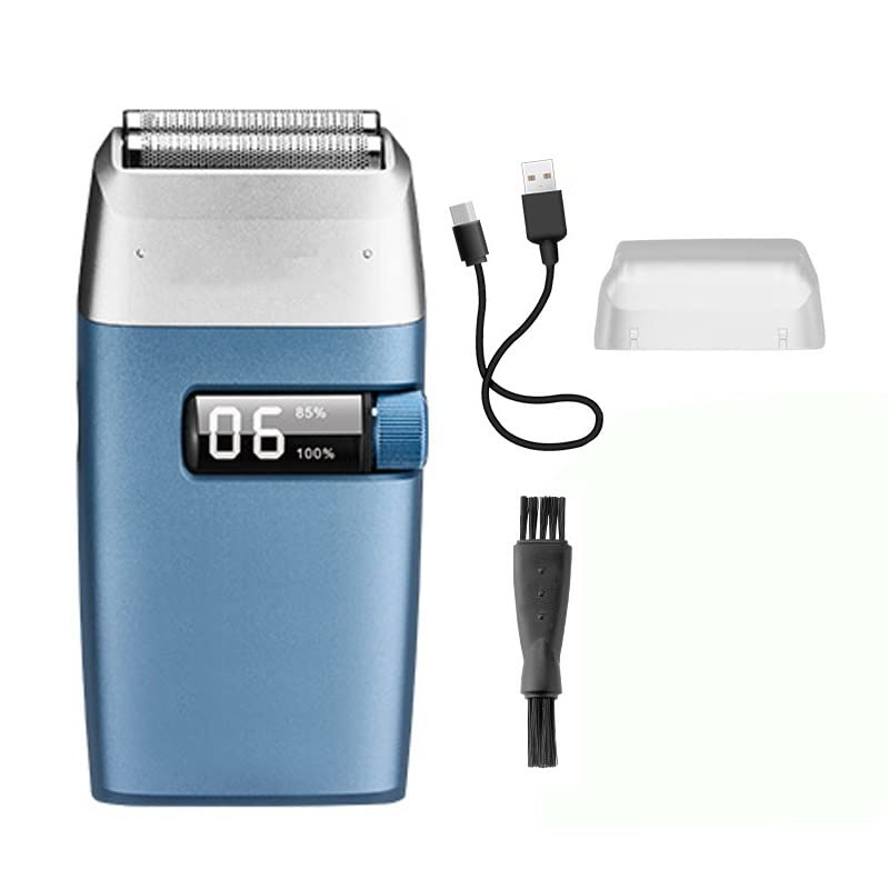Premium Electric Shaver for Men - Rechargeable & Washable Beard Trimmer with Precision Blades - Full Body & Facial Hair Grooming Kit (Includes Travel Case) - Perfect for Home, Travel & Daily Grooming Routine