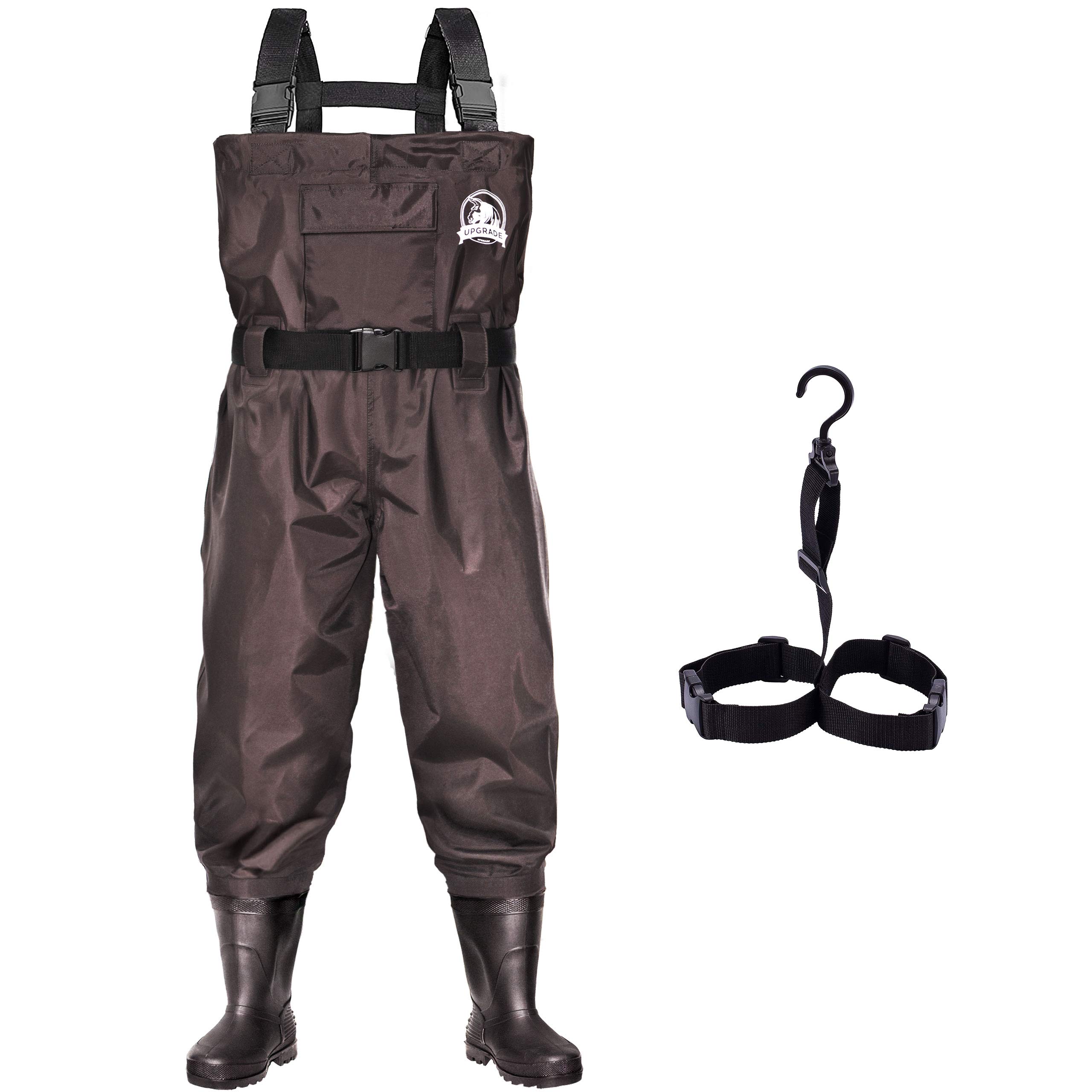 Premium UPGRADE Adult Fishing Waders - Waterproof & Breathable Chest Waders for Fly Fishing, Hunting & Outdoor Adventures