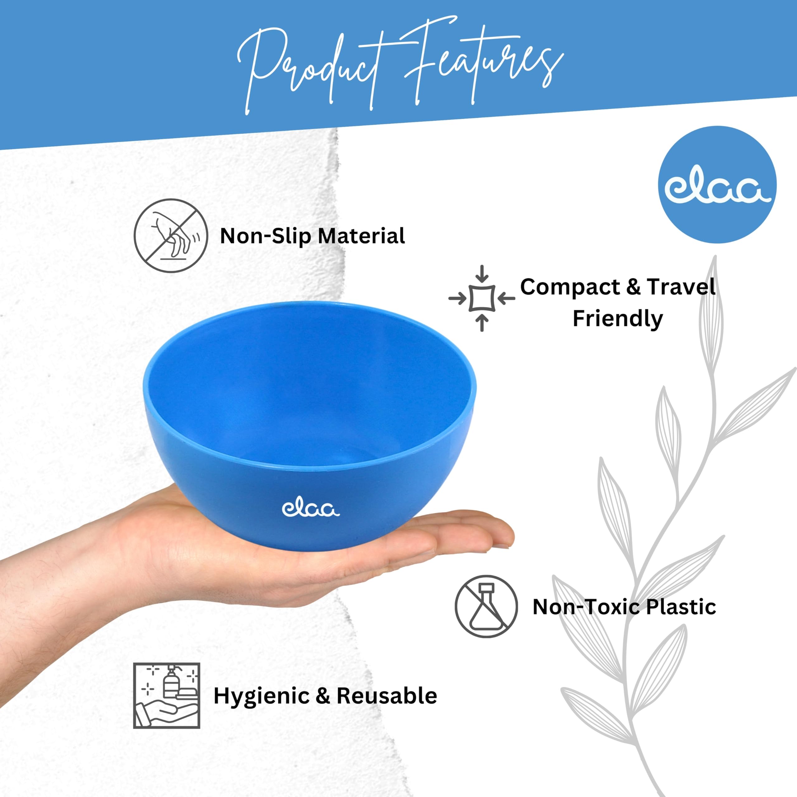 Ear Lobe & Face Care Accessories Combo - 200ml Mixing Bowl (Color May Vary), Wooden Handle Face Brush & Disposable Headband - Perfect for DIY Skincare, Facial Treatments & Spa Days at Home