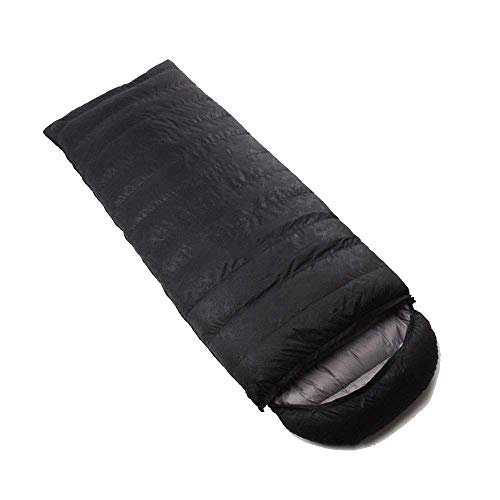 Lightweight Portable Camping Sleeping Bag for Adults - Double Zipper, 600G, Red Black - Perfect for Hiking, Backpacking & Outdoor Adventures