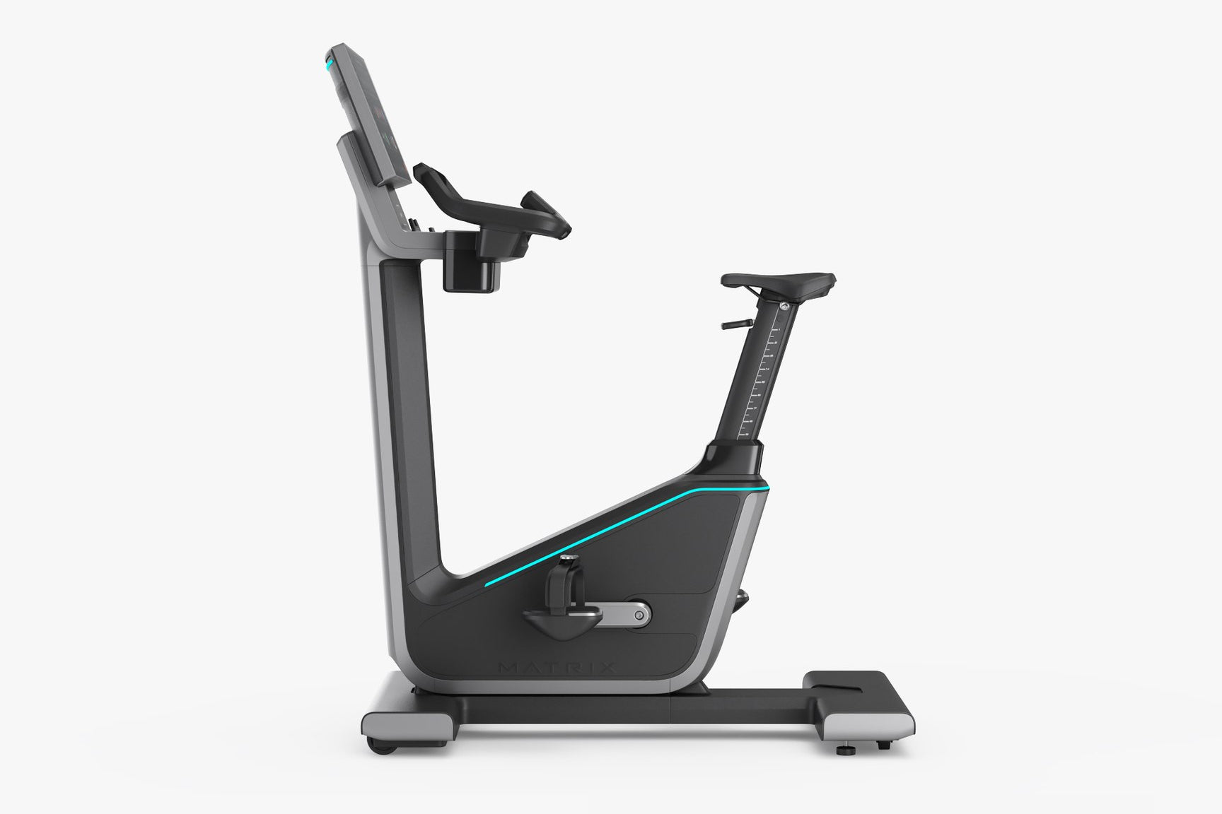 Matrix Onyx Upright Exercise Bike for Home Gym - Indoor Cycling Bike with LCD Monitor & Adjustable Resistance - Perfect for Cardio Workouts, Weight Loss & Fitness Training