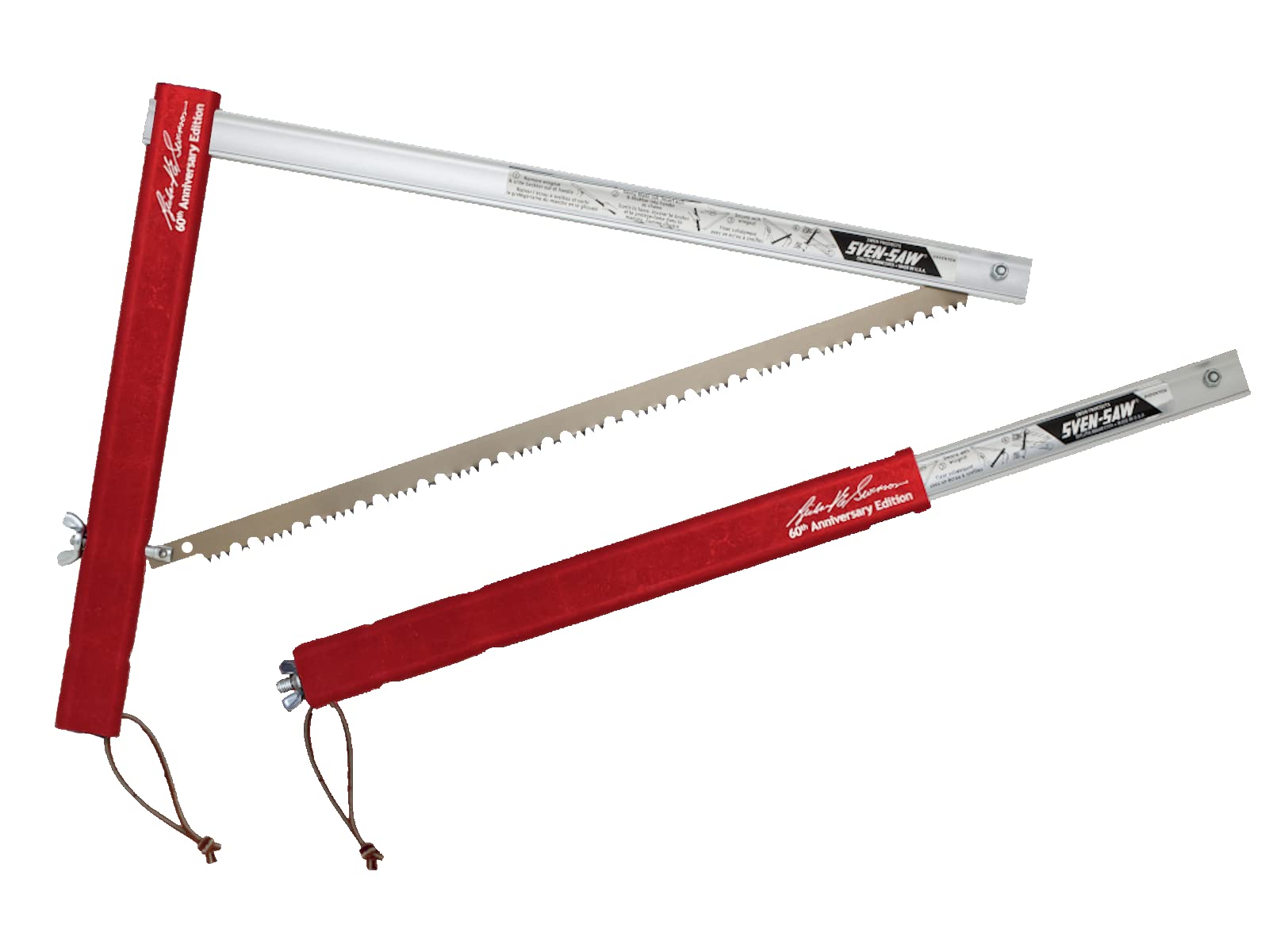 Sven-Saw 60th Anniversary Engraved 21 Inch Folding Hand Saw - Perfect for Camping, Hiking, Gardening & Outdoor Survival