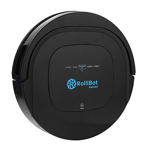 Rollibot Genius BL800 Robot Vacuum Cleaner - Smart Robotic Mop & Vacuum for Hard Floors & Carpets | Auto-Sweep, Wet Mopping, Self-Charging | Perfect for Pet Hair, Home Cleaning & Daily Maintenance