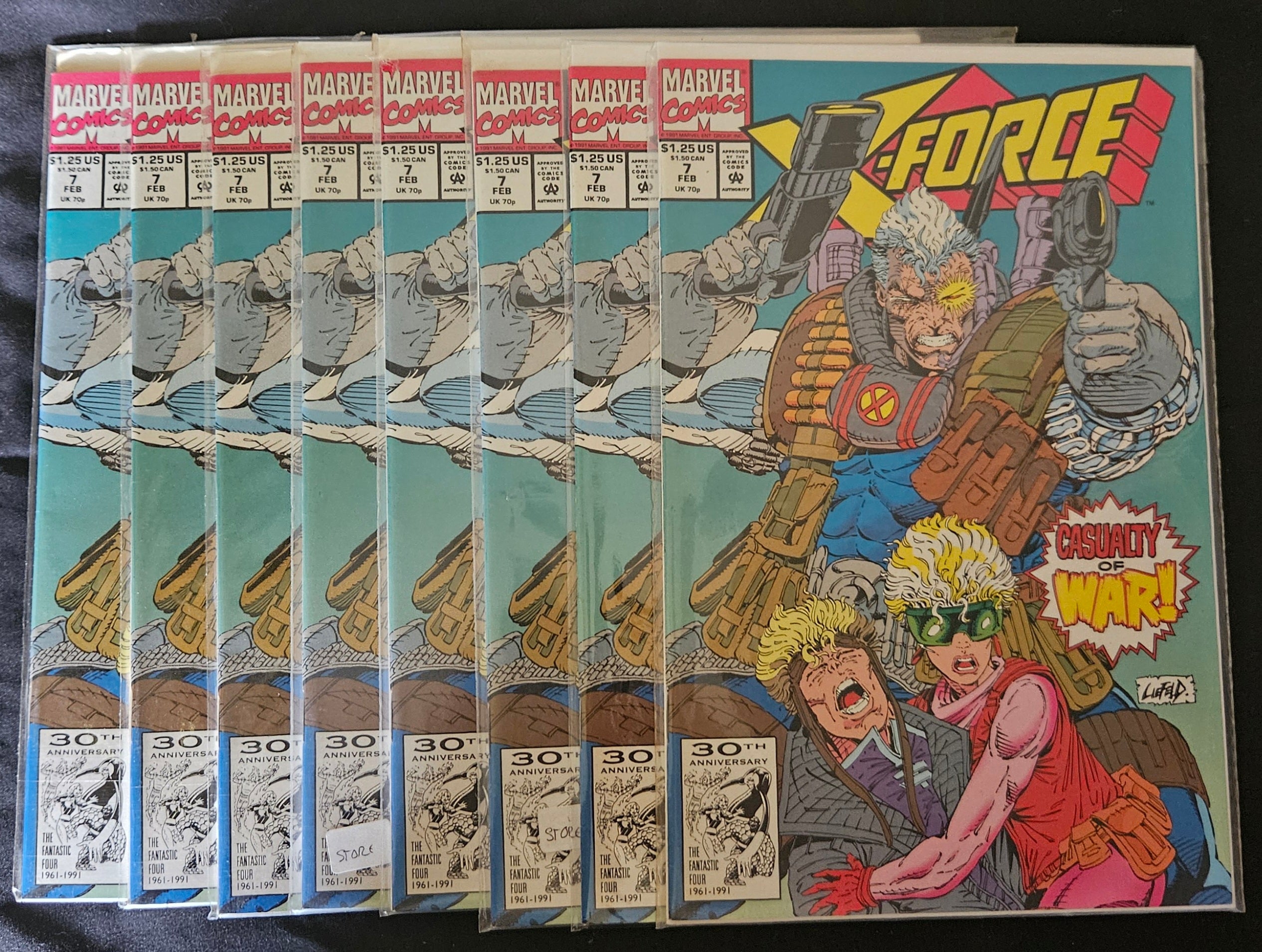 X-Force #7 (1991) - Marvel Comics Collectible Comic Book - Perfect for Superhero Fans & Comic Collectors