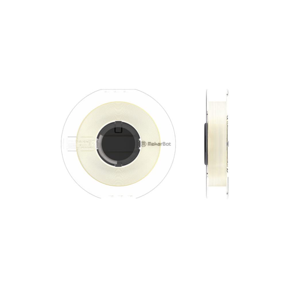 MakerBot PVA Support Filament Spool for Method 3D Printer - Natural Color, 0.45kg/1lb - Perfect for Dissolvable Supports in Dual Extrusion Printing