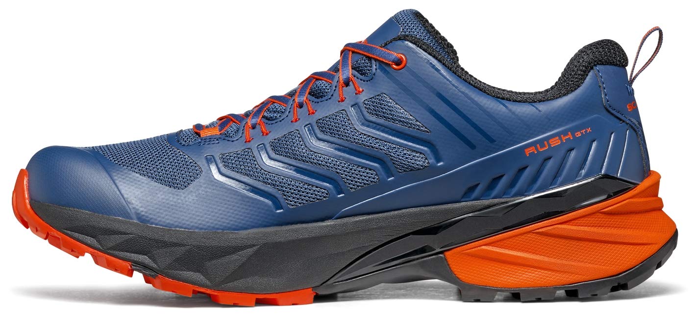SCARPA Men's Rush GTX Waterproof Hiking Shoes - Gore-Tex Trail Running Boots for Outdoor Adventures & Mountain Trekking