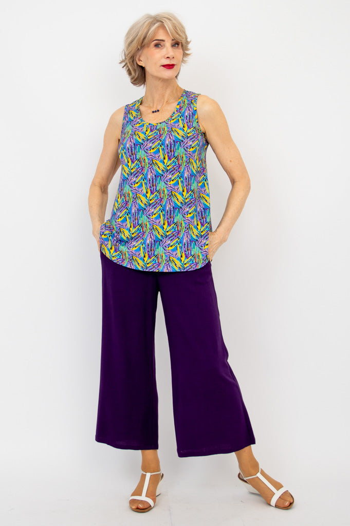 Stylish Jazz Tank Top for Women - Soft Bamboo Fabric - Laval Collection - Perfect for Yoga, Summer Outfits & Casual Wear - Final Sale