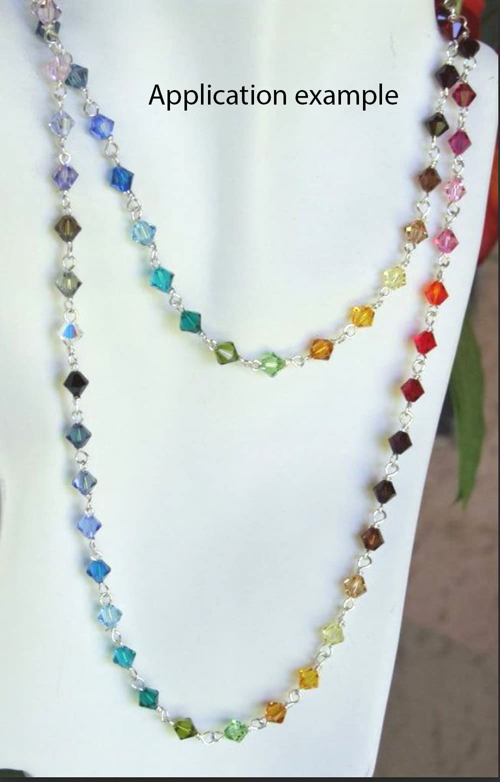 10 Strands Czech 6mm (0.24 Inch) Faceted Bicone Crystal Glass Loose Beads Spacer Bulk Silver Champagne (430-460pcs) for DIY Jewelry Making, Bracelets, Necklaces, Earrings & Craft Projects - Perfect for Wedding, Party & Gift Accessories