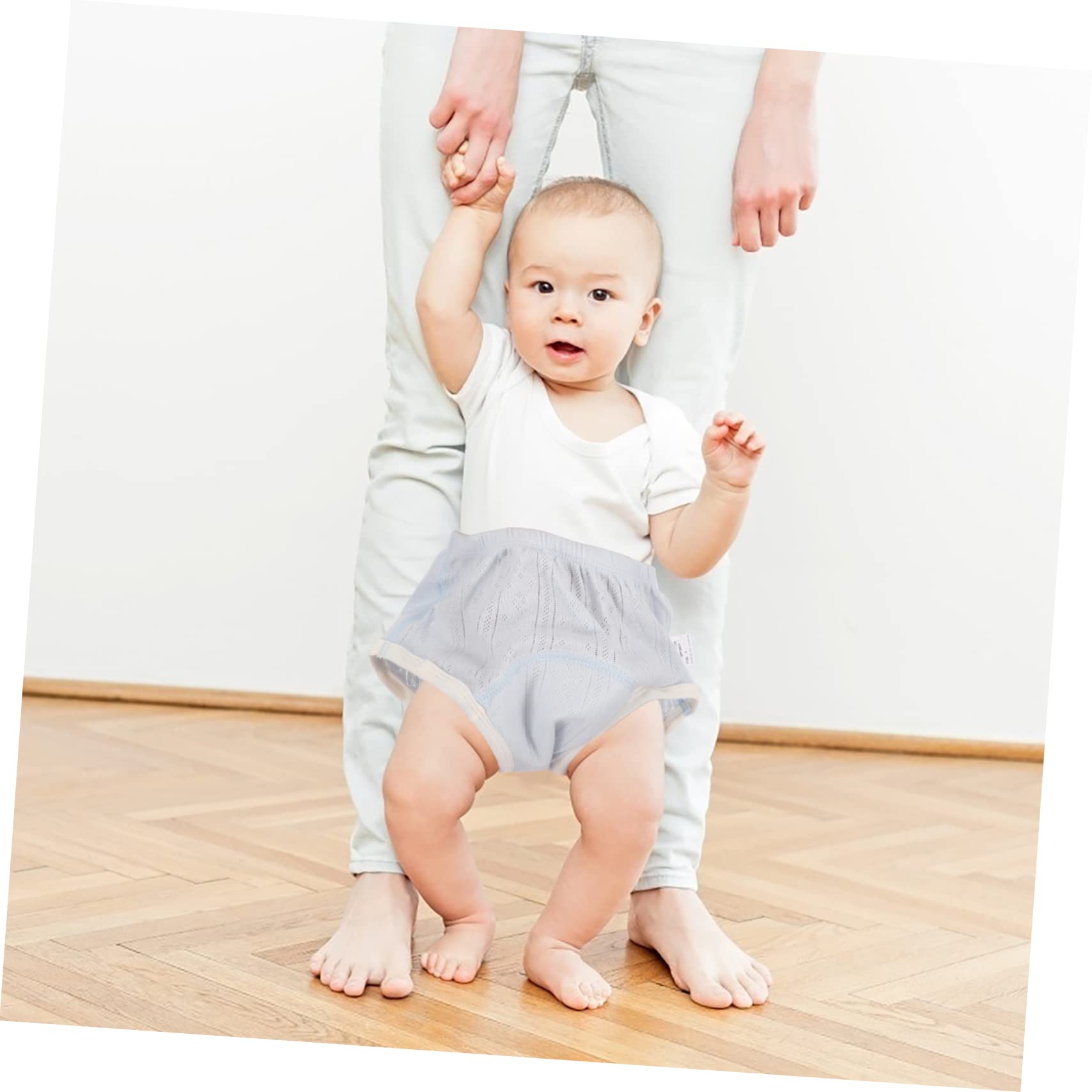 HEMOTON 6-Pack Washable Cotton Training Underwear - Reusable Potty Training Pants & Swim Diapers for Toddlers | Daytime Use, Nighttime Protection & Swimming