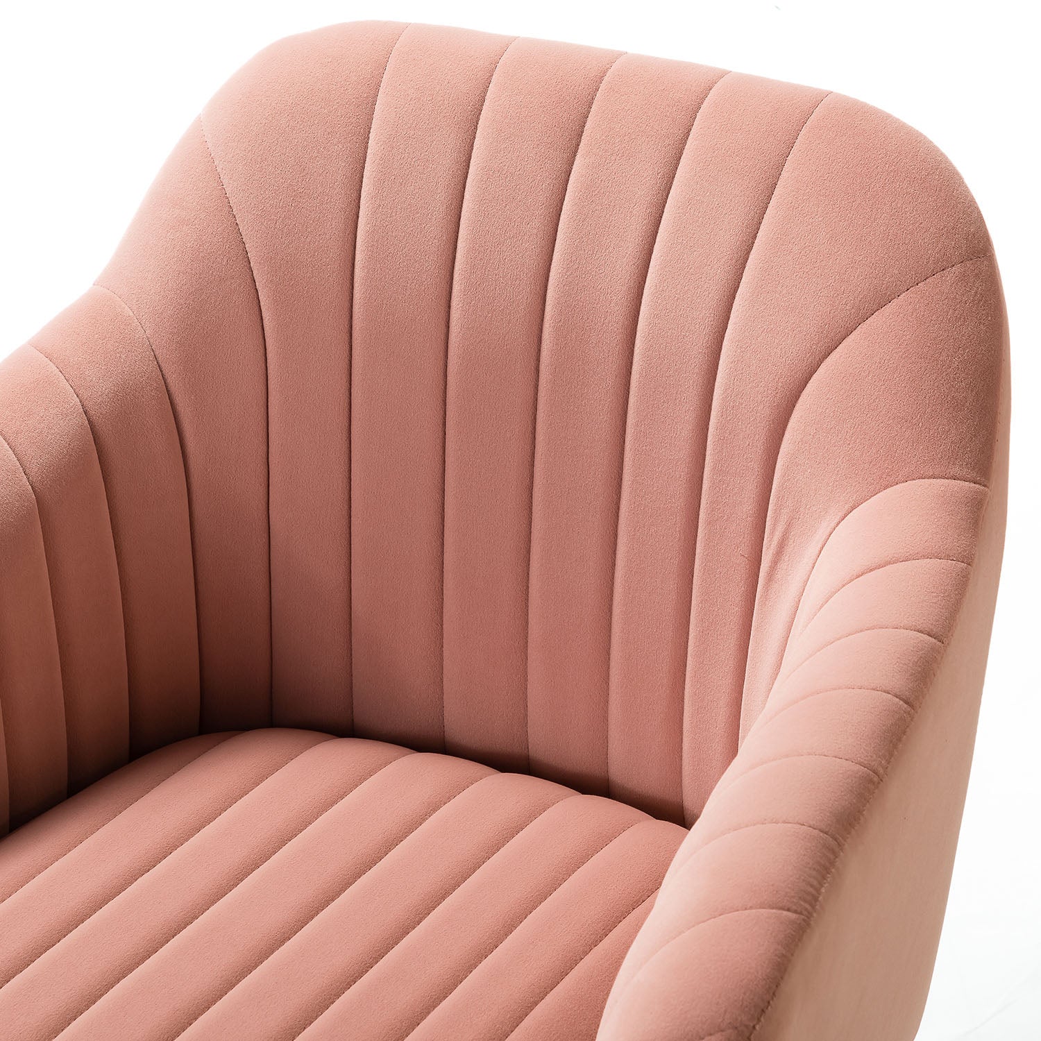 Luxury Velvet Office Chair - Ergonomic Desk Chair with Adjustable Height for Home & Workspace - Perfect for Remote Work, Gaming & Study
