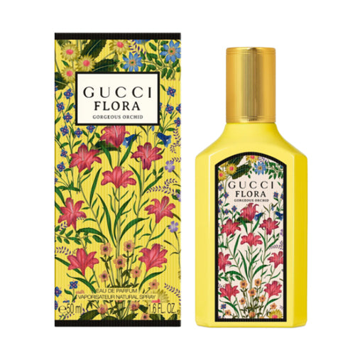 Gucci Flora Gorgeous Orchid 50ml Eau de Parfum for Women - Floral Luxury Perfume for Everyday Elegance & Special Occasions