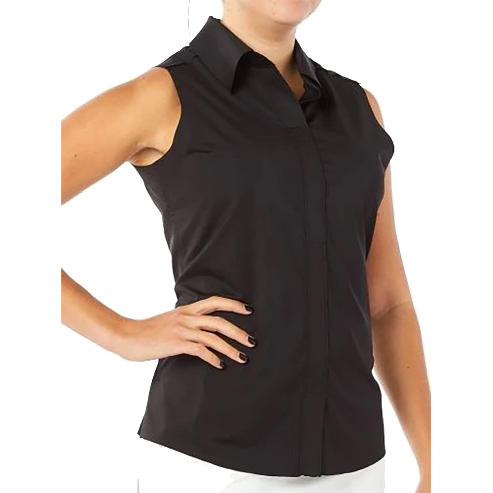 Belyn Key Keystone Women's Sleeveless Golf Polo Shirt - Breathable Moisture-Wicking Performance Top for Golf, Tennis & Outdoor Activities