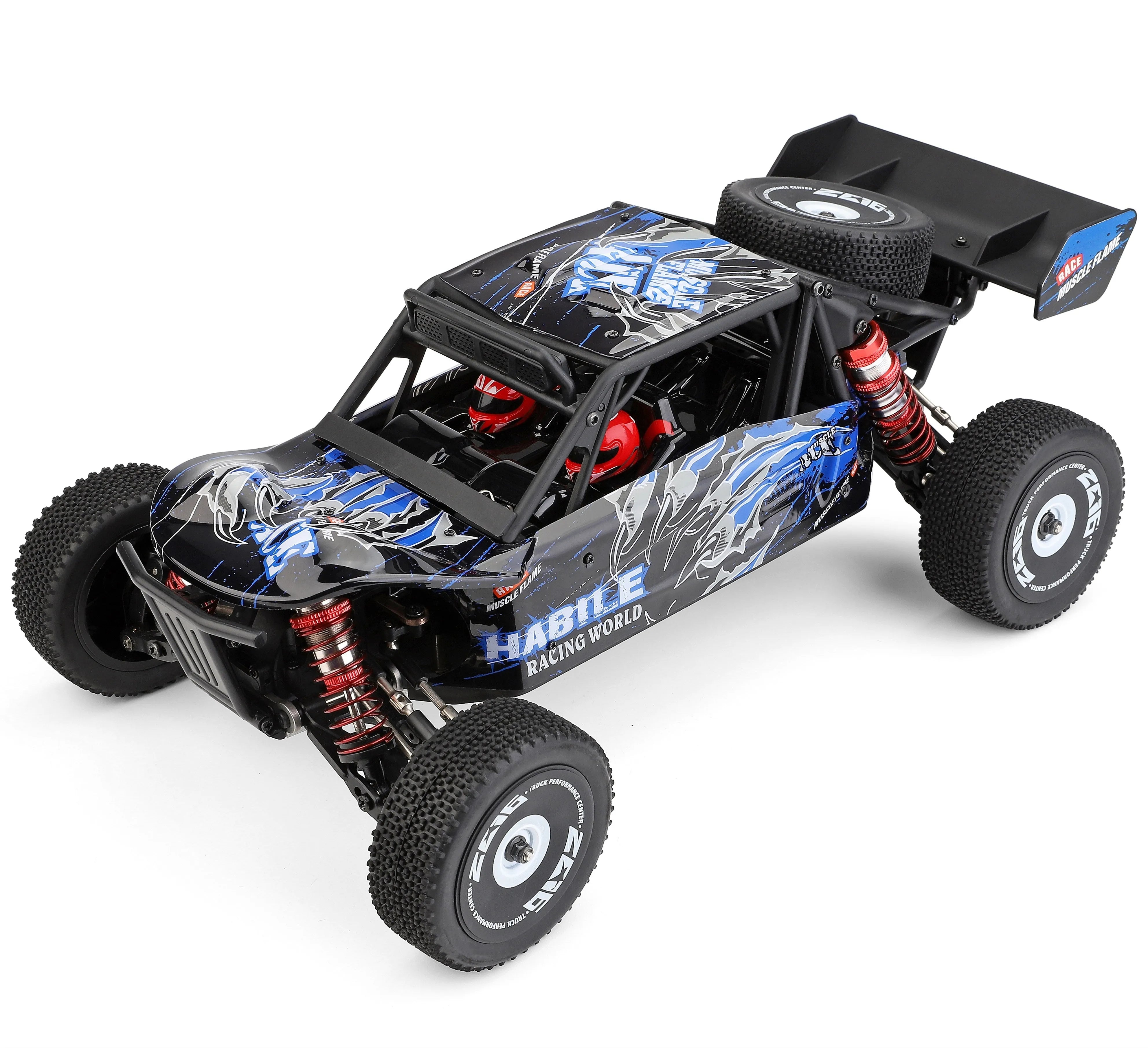 WLtoys 124018 1/12 Scale 2.4Ghz 4WD RC Car - 60km/h High Speed Off-Road Metal Chassis Remote Control Truck for Kids & Adults - Perfect for Outdoor Racing, Backyard Driving and Off-Road Adventures